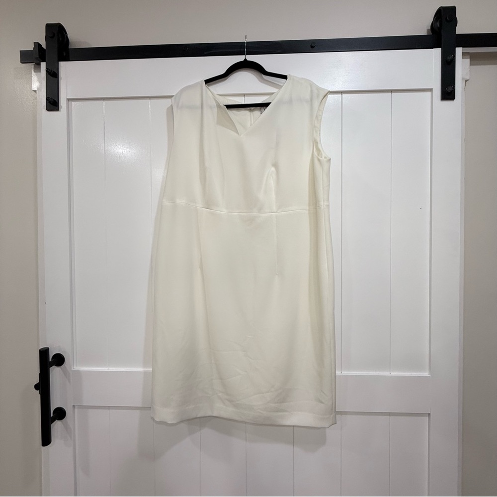 Kasper Cream Mini Dress